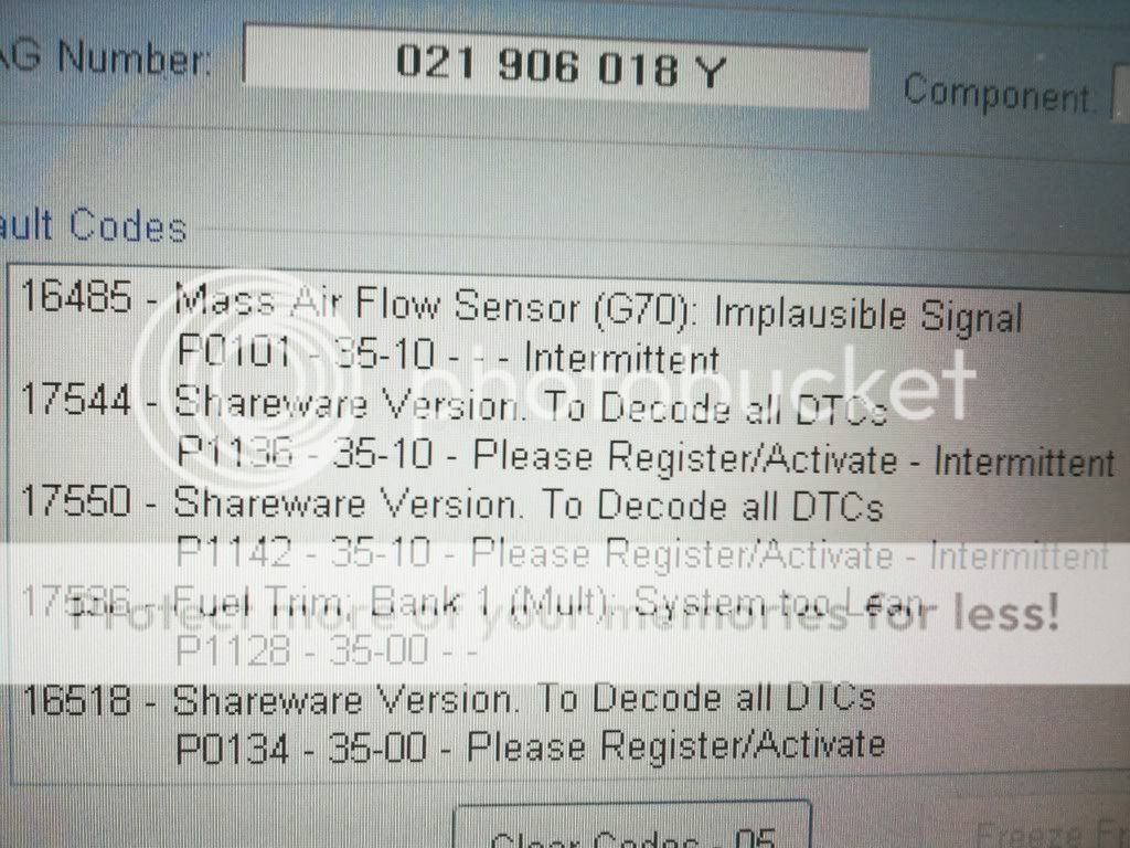 MAF sensor ground wire VW Vortex Volkswagen Forum